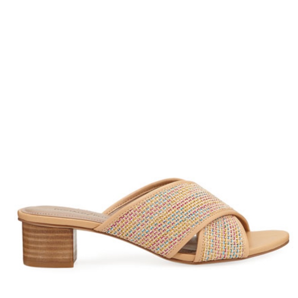 Donald Pliner Mally Low Crisscross Slide Sandals 8
